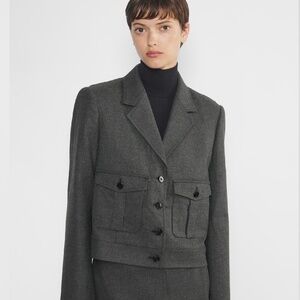 Aritzia Grey Short Jacket